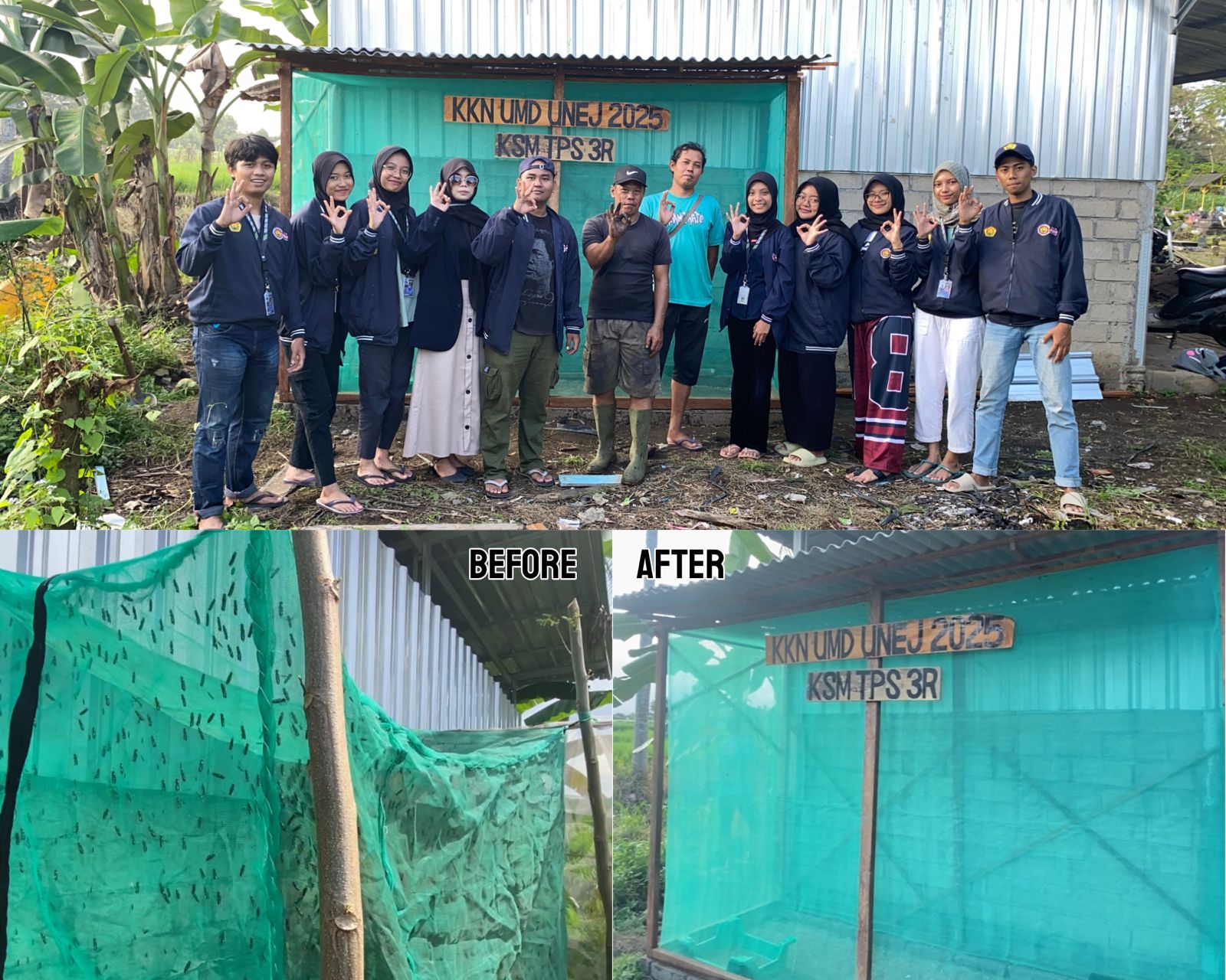 Gambar Berita DARI KANDANG MAGGOT UNTUK LINGKUNGAN: MAHASISWA KKN UMD UNEJ 2025 BANGUN KANDANG MAGGOT DI DESA GENTENG KULON