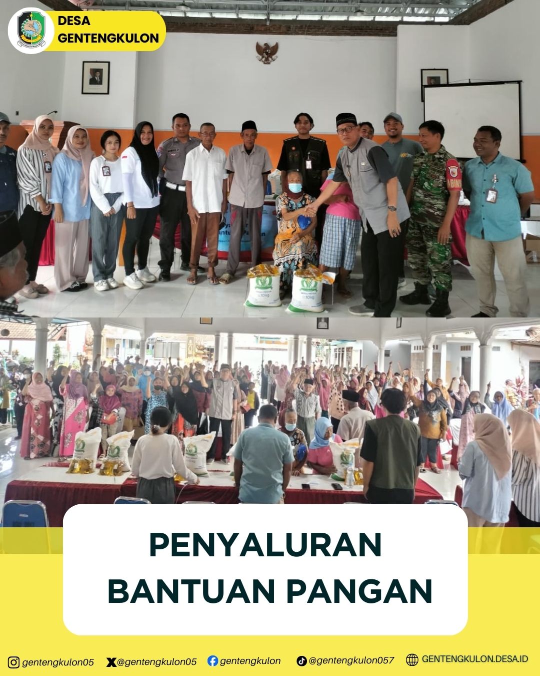 Gambar Berita PENYALURAN BANTUAN PANGAN