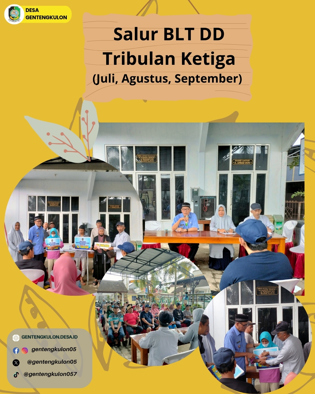 Gambar Berita SALLUR BLTDD TRIBULAN KETIGA (Juli, Agustus, September)