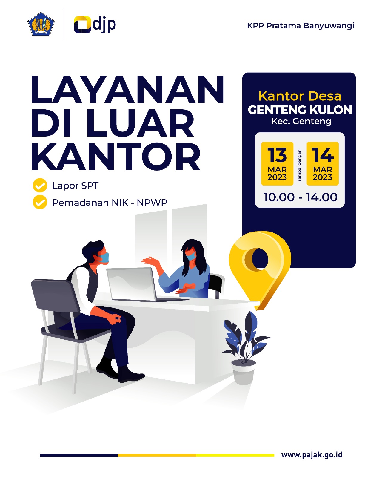 Gambar Berita PELAYANAN SPT DI KANTOR DESA GENTENGKULON