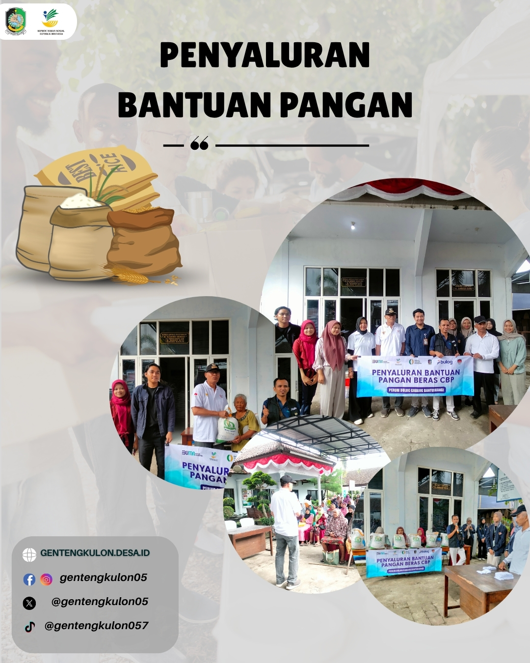 Gambar Berita PENYALURAN BANTUAN PANGAN