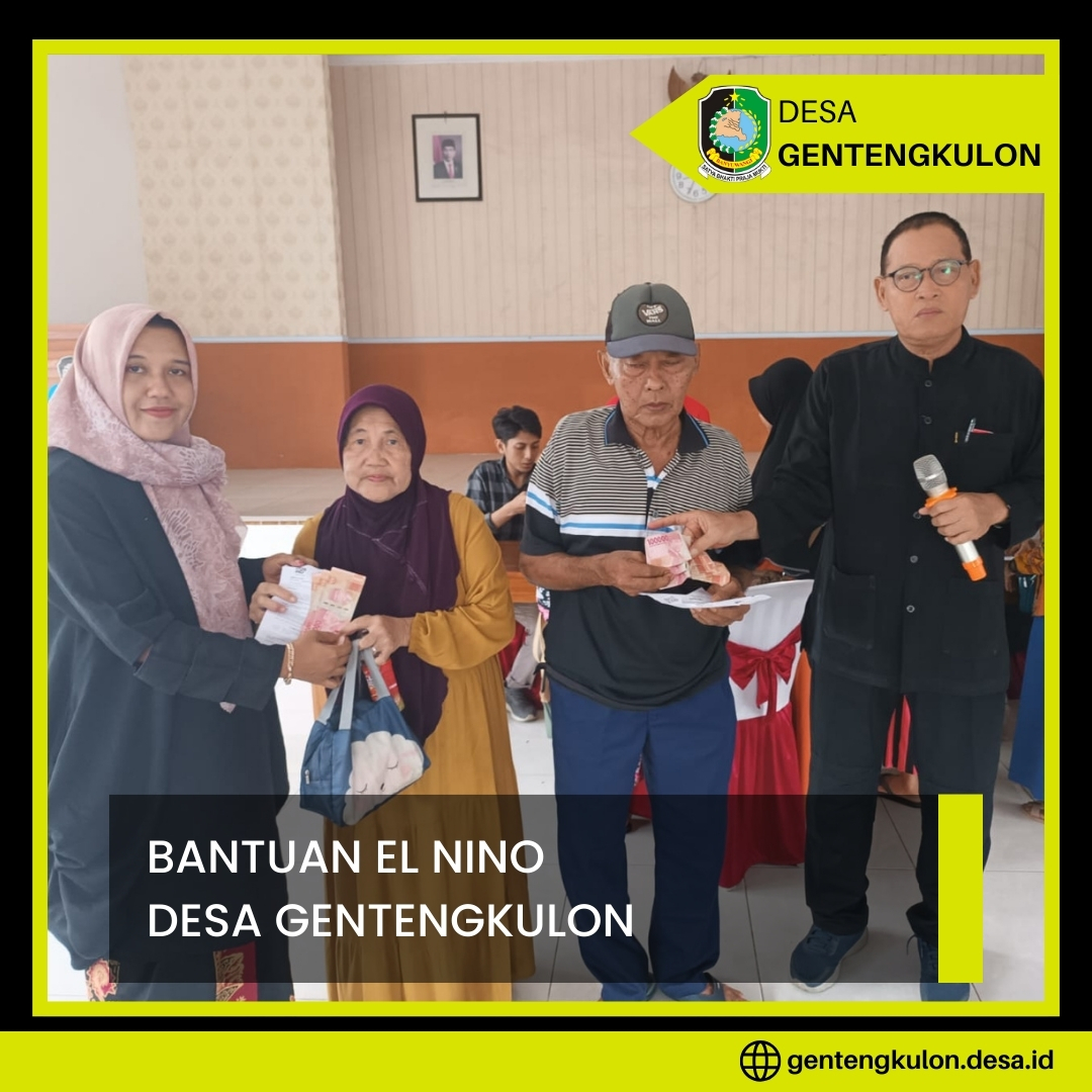 Gambar Berita BLT EL NINO DESA GENTENGKULON